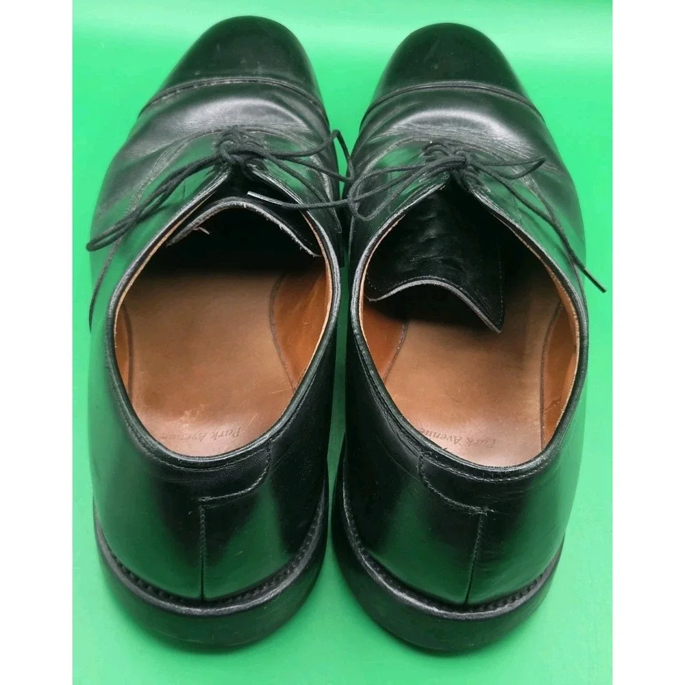 Allen Edmonds PARK AVENUE Cap Toe Black Leather Oxford Dress Shoes Mens Size 12D